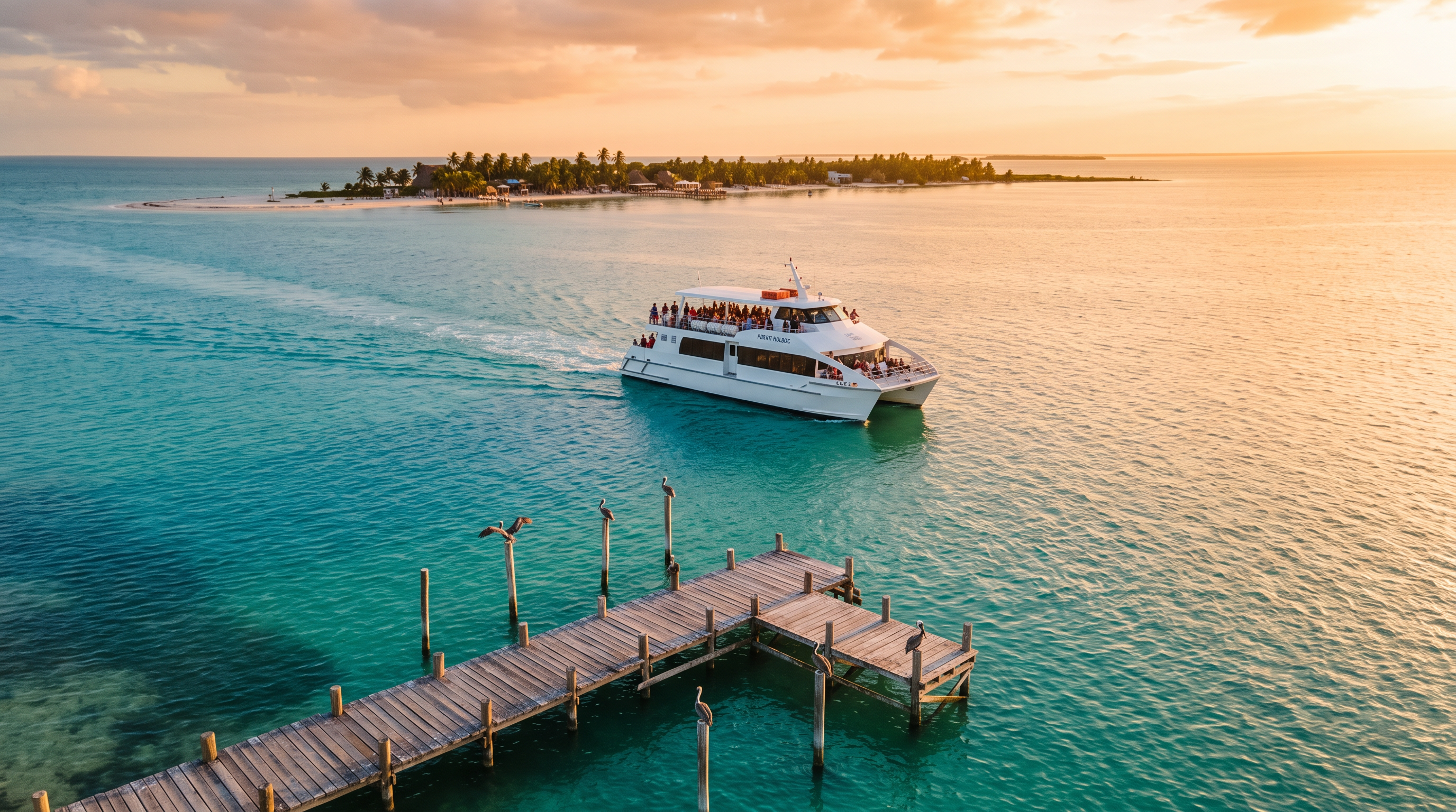 How to get from Cancún Airport to Holbox in 2026 — Getting here · Cancún airport → Holbox